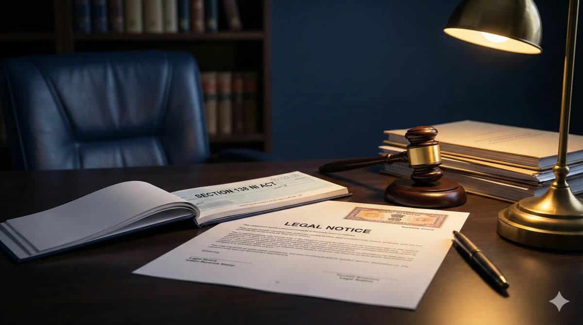 Legal article: Cheque Bounce (Section 138): Notice & Process